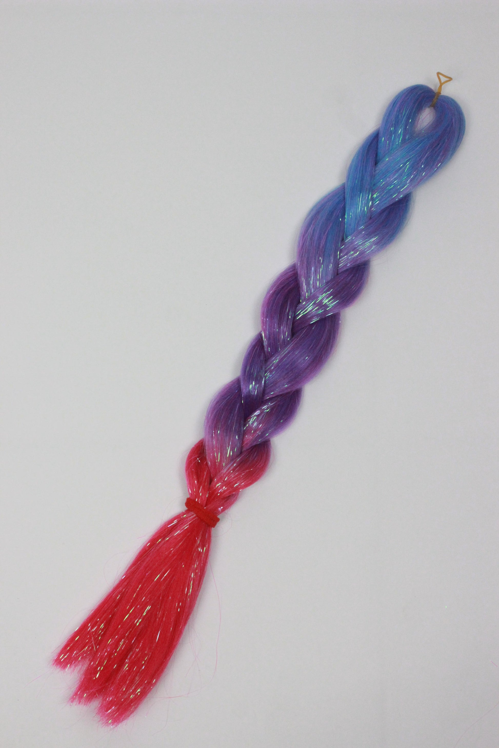Cosmic Pop - Ombre Braiding Hair with Iridescent Tinsel