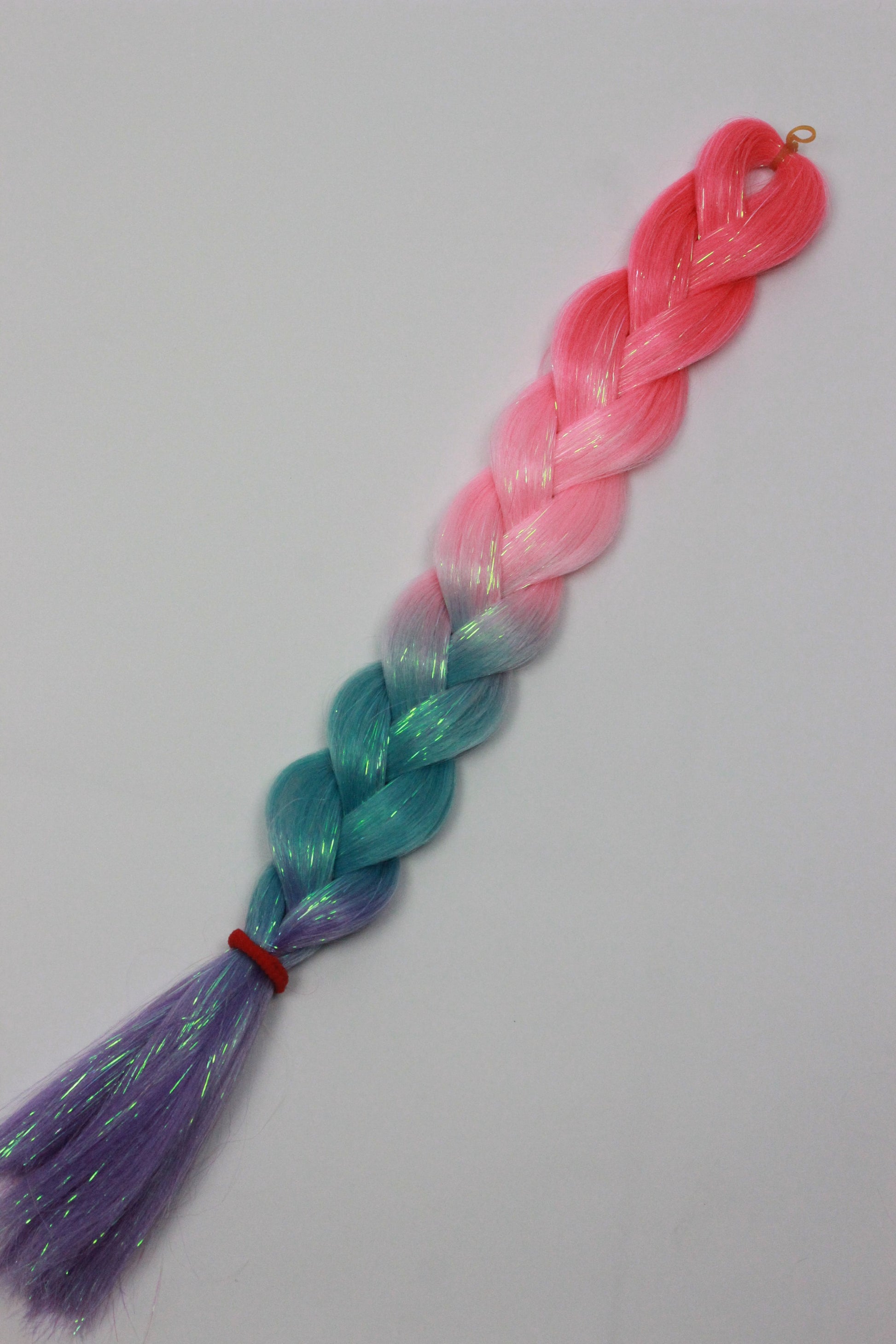 Molly - Ombre Braiding Hair with Iridescent Tinsel