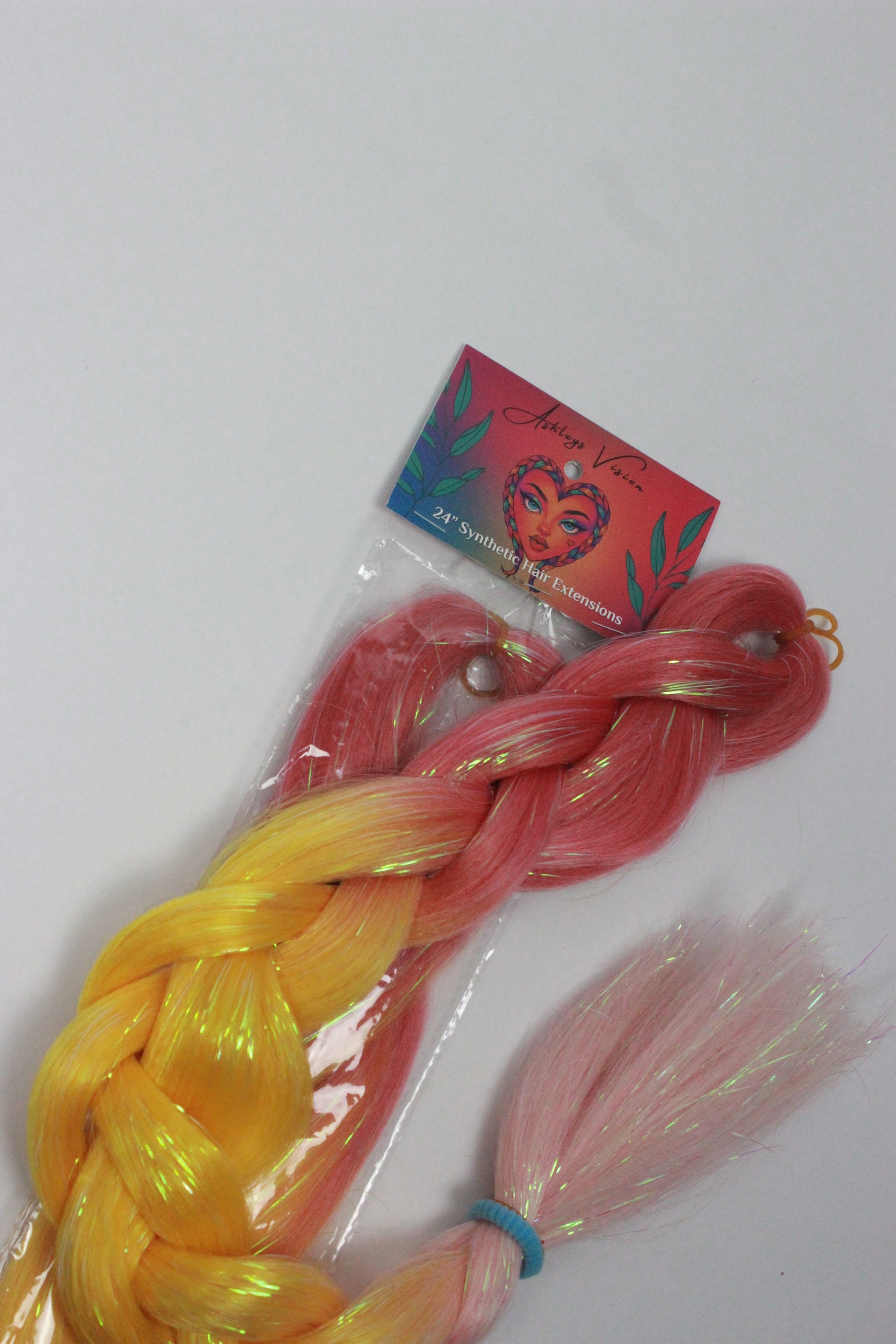 Tanlines - Ombre Braiding Hair with Iridescent Tinsel