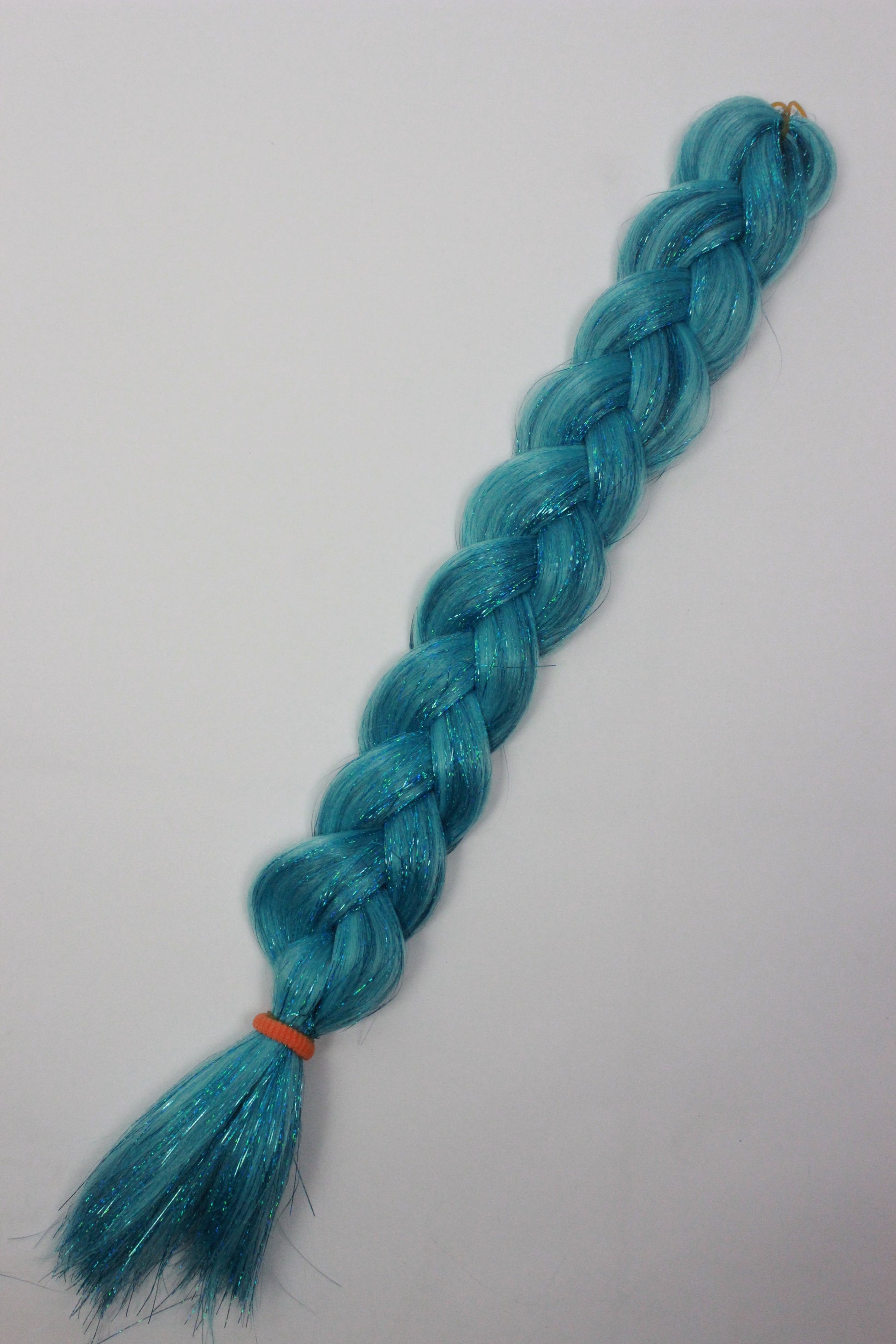Beachy - Blue Braiding Hair with Blue Tinsel